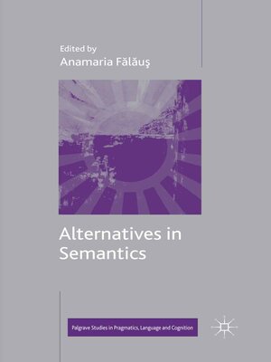 cover image of Alternatives in Semantics